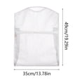 thumbnail image 2 of Hanging Mesh Storage Pouch Breathable Shoe Drying Bag For Indoor Outdoor Balcony 19.29X13.78In Polyester, 2 of 7