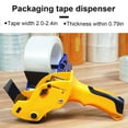 thumbnail image 4 of Maoww Tape Dispenser Invisible Transparent Slicer Machine Small Desktop Tape Holder for Office Home School, Yellow, 4 of 7