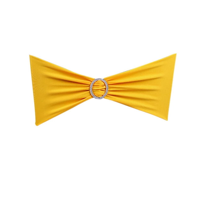 Elástico Spandex Sash Band Silla Volver Hebilla Cubierta de Decoración de banquete de boda SELECCIÓN BLESIY Trasero de la silla de la banda elástica