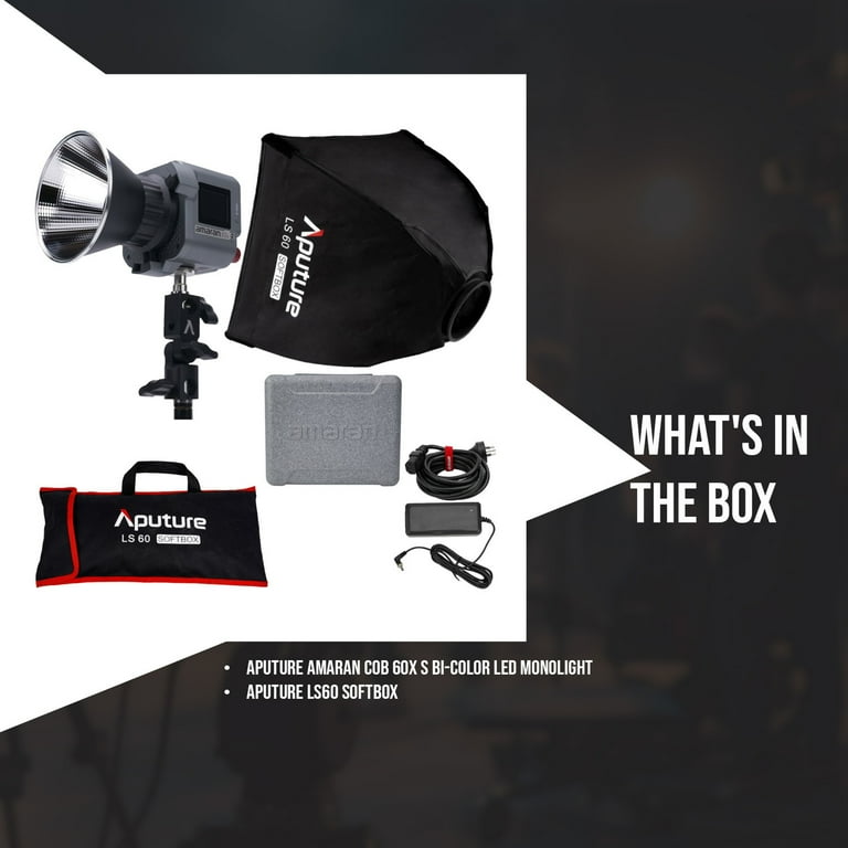 Aputure Amaran COB 60x 2セット Aputure Amaran COB 60x S Bi-Color LED Monolight Bundle with