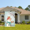 thumbnail image 2 of Amhnf Snowman With Birds And Red Berries Garden Flag For Home Outdoor Garden Yard Decor 12x18 inch, 2 of 5