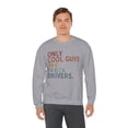 thumbnail image 5 of Truck Driver Sweatshirt Gifts Crew Neck Shirt Long Sleeve Unisex, 5 of 5