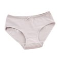 thumbnail image 3 of Ropa interior de mujer Qarigey 3PCS Calzoncillos de algodón transpirable Sin costuras Cintura media Gris, 3 of 6