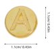 thumbnail image 5 of SWETRACE 56Ud Kit De Puntas Para Grabado En Madera Con Letras Y Números De Latón Dorado Para Manualidades, 5 of 6