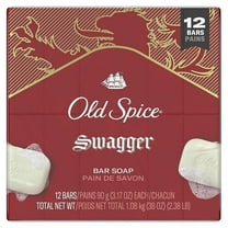 Old Spice Bar Soap for Men, Swagger Scent, 3.17 Ounce 12 Bars