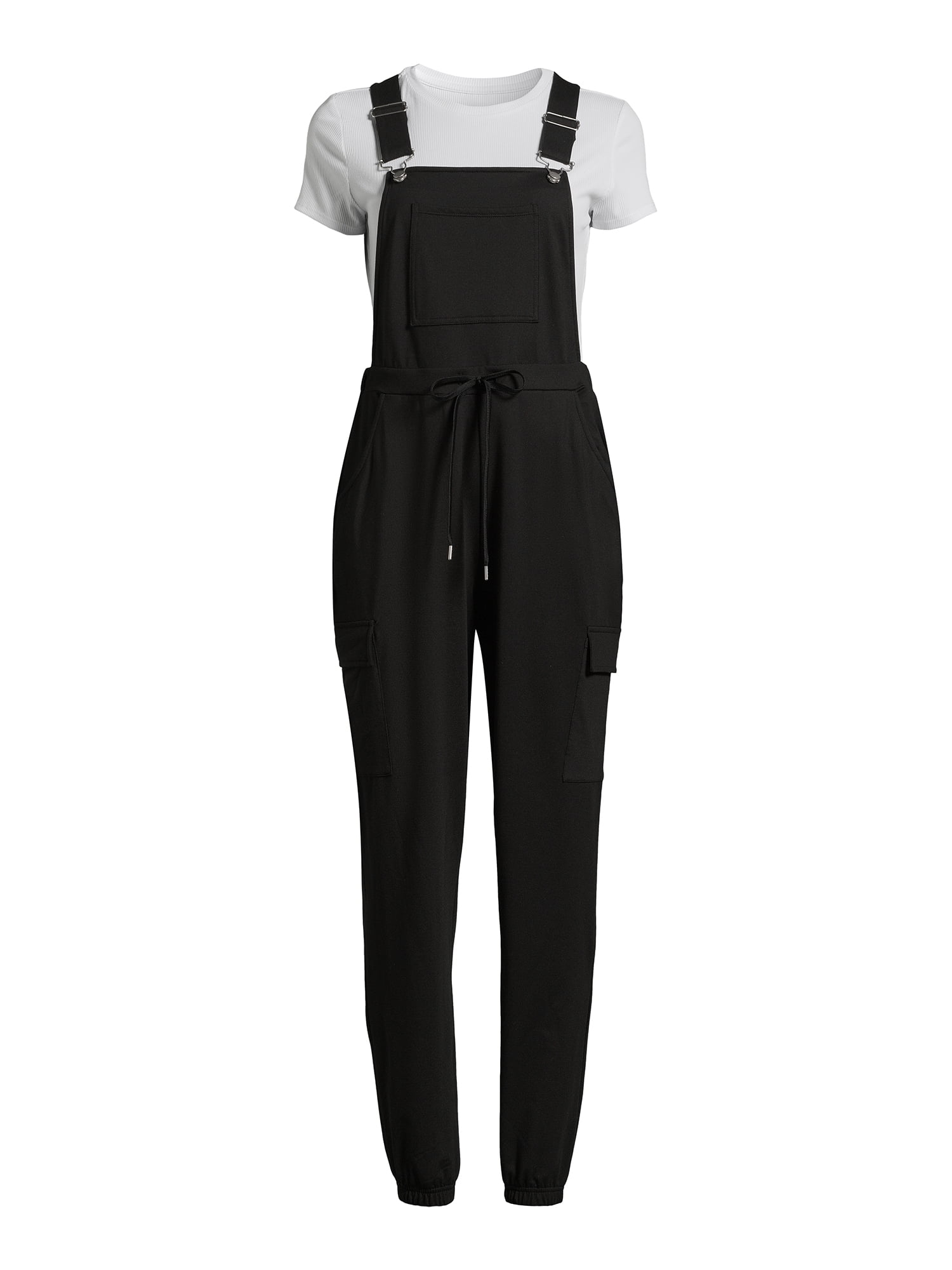No Boundaries Juniors Knit Overalls, Sizes XS-3XL