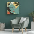 thumbnail image 3 of Canvas Wall Art - Sasha 'Pop Tech Glam I' Wall Art for Living Room, Bedroom, or Office Décor by Trademark Fine Art - 14 x 14 Inches, 3 of 4