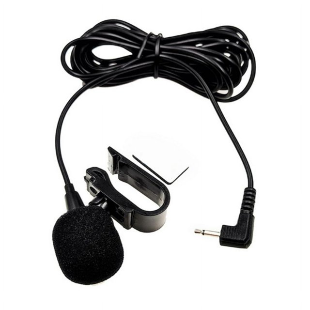 HLONK 2.5mm/3.5mm Clip Jack Plug Mic Stereo Mini Wired External Microphone For DVD