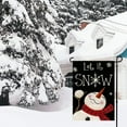 thumbnail image 4 of Winter Christmas Garden Flag 12x18 Inches Double Sided Winter Yard Flag Holiday Outdoor Decoration (C), 4 of 6