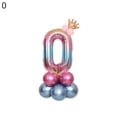thumbnail image 3 of Kemweao 0-9 Number Crown Foil Latex Balloon Balls Birthday Party Wedding Decor Supplies, 3 of 8