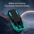 thumbnail image 5 of xjwjuw Bluetooth 5.3 E-Sports Headset, Low Latency & ENC Noise Cancelling Mic, 130H Standby & 13mm Composite Diaphragm, for Gaming, Mobile Phones, PCs & Daily Music, 5 of 7