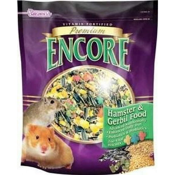 Brown's Encore Premium Hamster & Gerbil Food, 2-lb bag