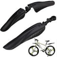 thumbnail image 1 of Universal 24-28 Inch Bike Mudguard Set - Black All-Weather PVC Fenders with Aerodynamic Design, Easy Installation & Wide Coverage for Mountain/Road/Travel Bikes, Front & Rear Wheel Protection Against, 1 of 6