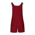 thumbnail image 6 of LADIGASU Girls Summer Strap Short Jumpsuit Sleeveless Loose Overalls Cute Rompers Shorts, 6 of 6