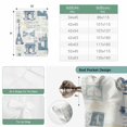 thumbnail image 6 of Eiffel Tower Tie Up Curtains for Windows, Adjustable Balloon Window Shades, European Architectural Retro Hand-Painted Kitchen Window Treatments Farmhouse Short Curtains with Rod Pocket 42"x45", 6 of 8