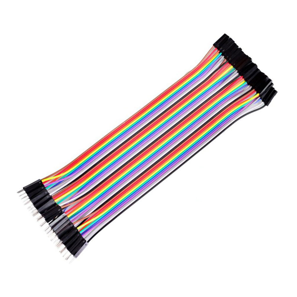 5 x 2.54 mm 30 cm Dupont Jumper 8-PIN Female to Female Wire pour Arduino breadboad