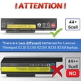 thumbnail image 1 of 0A36306 Batería para Laptop Lenovo Thinkpad X230 X230i X220s X220 (6cell 44+ 5160mAh), 1 of 2