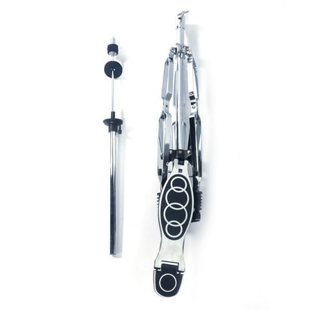 High Cymbal - Ktaxon Drum HI-HAT Cymbal Stand Double Braced Chrome High Hat