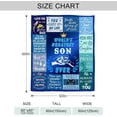 thumbnail image 5 of Yibo Grandson Gifts from Grandma Grandpa Gifts for Grandson Blanket Grandson Birthday Gifts Ideas Grandson Gifts from Nana Best Grandson Ever Gifts Graduation for Grandson, 5 of 6