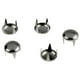 thumbnail image 3 of 100pcs 7MM ANTIQUE Silver Round Dome Metal Studs Spots Nailheads Fastners, 3 of 5
