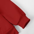 thumbnail image 6 of LWNYDPLSD Baggy Hoodies for Girls Solid Basic Loose Hoodie Sweatshirt Teens Unisex Long Sleeve Kangaroo Pocket Drop Shoulder Pullovers Top, 6 of 8