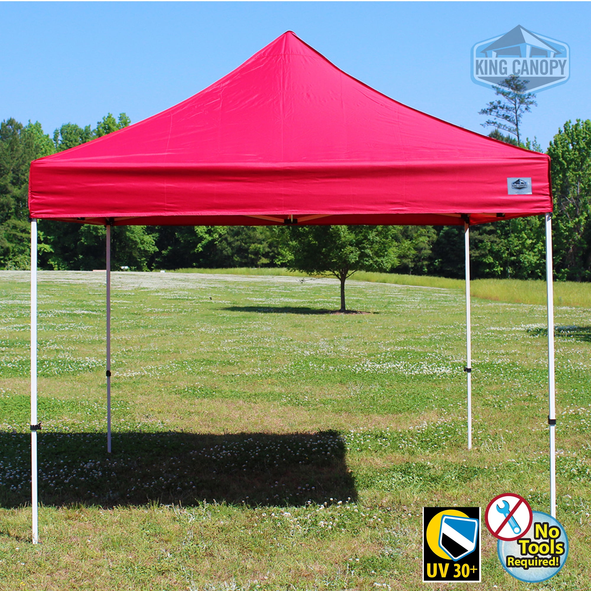 King Canopy FESTIVAL 10X10 Instant Pop Up Tent w/ RED 
