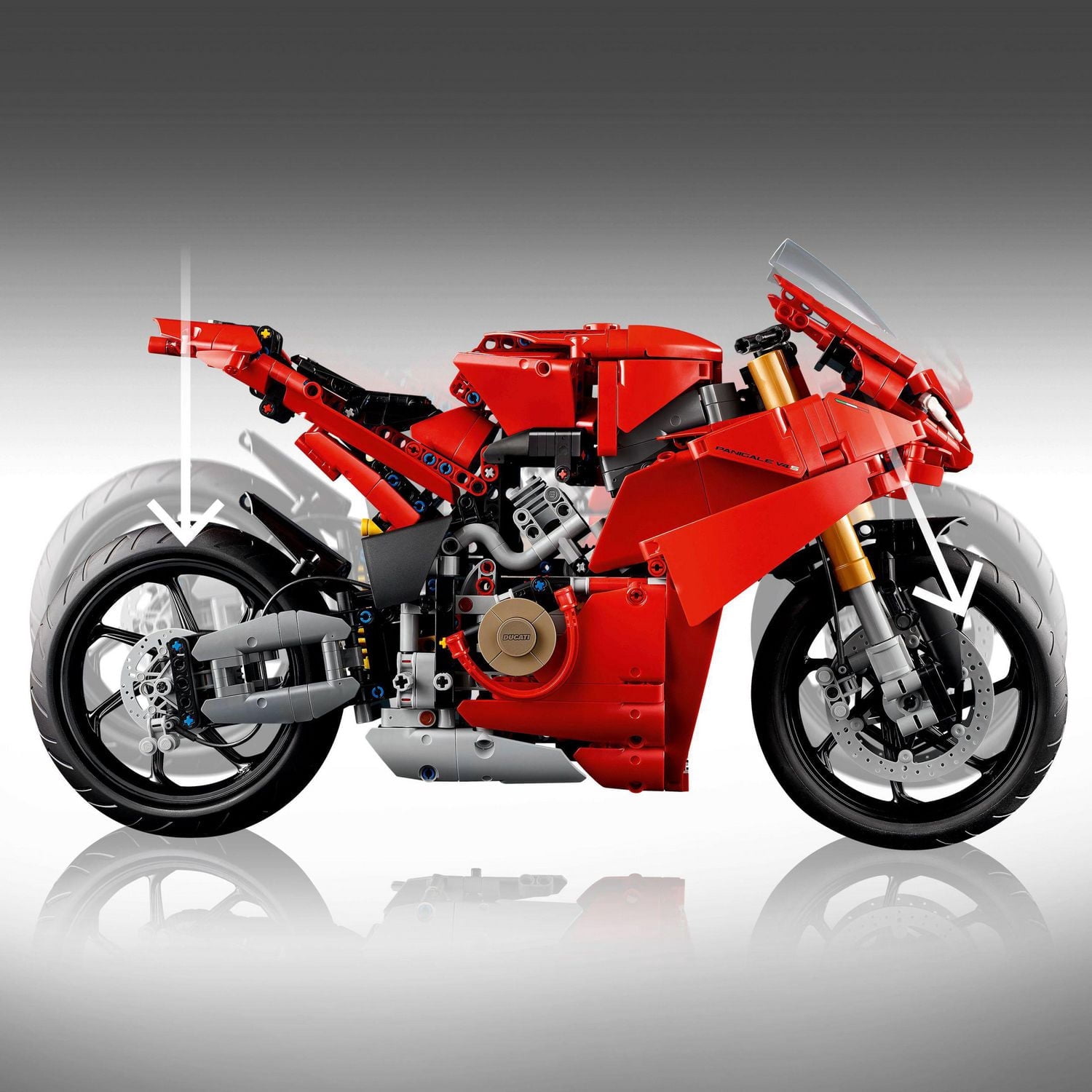 LEGO Technic Ducati Panigale V4 S Motorcycle Toy - Building Set for Adults, Men & Women, Ages 18+ - Gift for Ducati & Motorcycle Fans - 42202