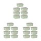 thumbnail image 2 of Contenedores de almacenamiento transparentes Wosthever grado alimenticio Apilable Verde, 2 of 6