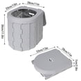 thumbnail image 2 of Portable Toilet for Camping, Convenient Car-Mounted Folding Toilet, 2 of 5