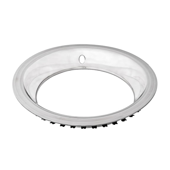 JEGS Steel 15.0 "15 x 8, Stainless Steel Natural