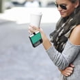 thumbnail image 2 of Samsung Galaxy Z Flip 3 Phone Case, PU Leather Protective Cover with Ring Strap Shockproof Lightweight Smartphone Protector Case for Samsung Galaxy Z Flip 3 ZH Green, 2 of 13