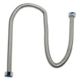 thumbnail image 4 of yaaqii 2pc 3/4 inch 1 m Flexible Stainless Steel Corrugated Water Heat Connector Hose, 4 of 9