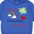 thumbnail image 3 of Inktastic Someone in Pennsylvania Loves Me Toddler Hoodie, 3 of 4