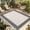 Black Cream, variant on Black Cream Greek Key Outdoor Rug for Patio/Deck/Porch, Non-Slip Large Area Rug 5 x 7 Ft, Geometric Greece Ancient Rustic Indoor Outdoor Rugs Washable Area Rugs, Reversible Camping Rug Carpet Runner