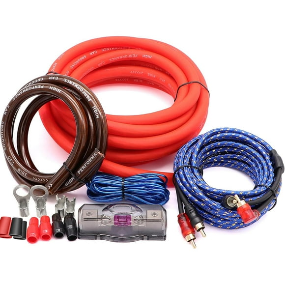Kit de cableado de audio para amplificadores de coche Welugnal, calibre 0, 3000 W