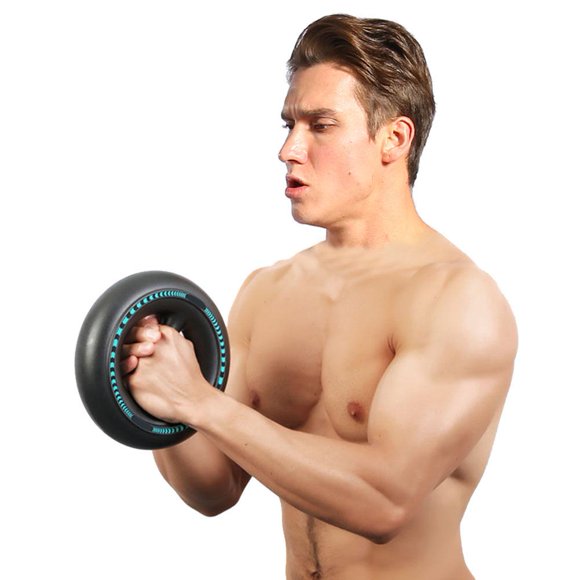 Spptty Fitness Equipment,ABS Electronic Non-Slip Arc Handle Arm Wrist Strength Trainer Chest Back Muscle Fitness Equipment,Arm Strength Ring