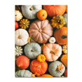 thumbnail image 3 of Póster de pintura en lienzo con decoración de otoño, hojas amarillas, vista otoñal, arte de pared, impresión de calabaza, imagen de Halloween, decoración de sala de estar, 3 of 5