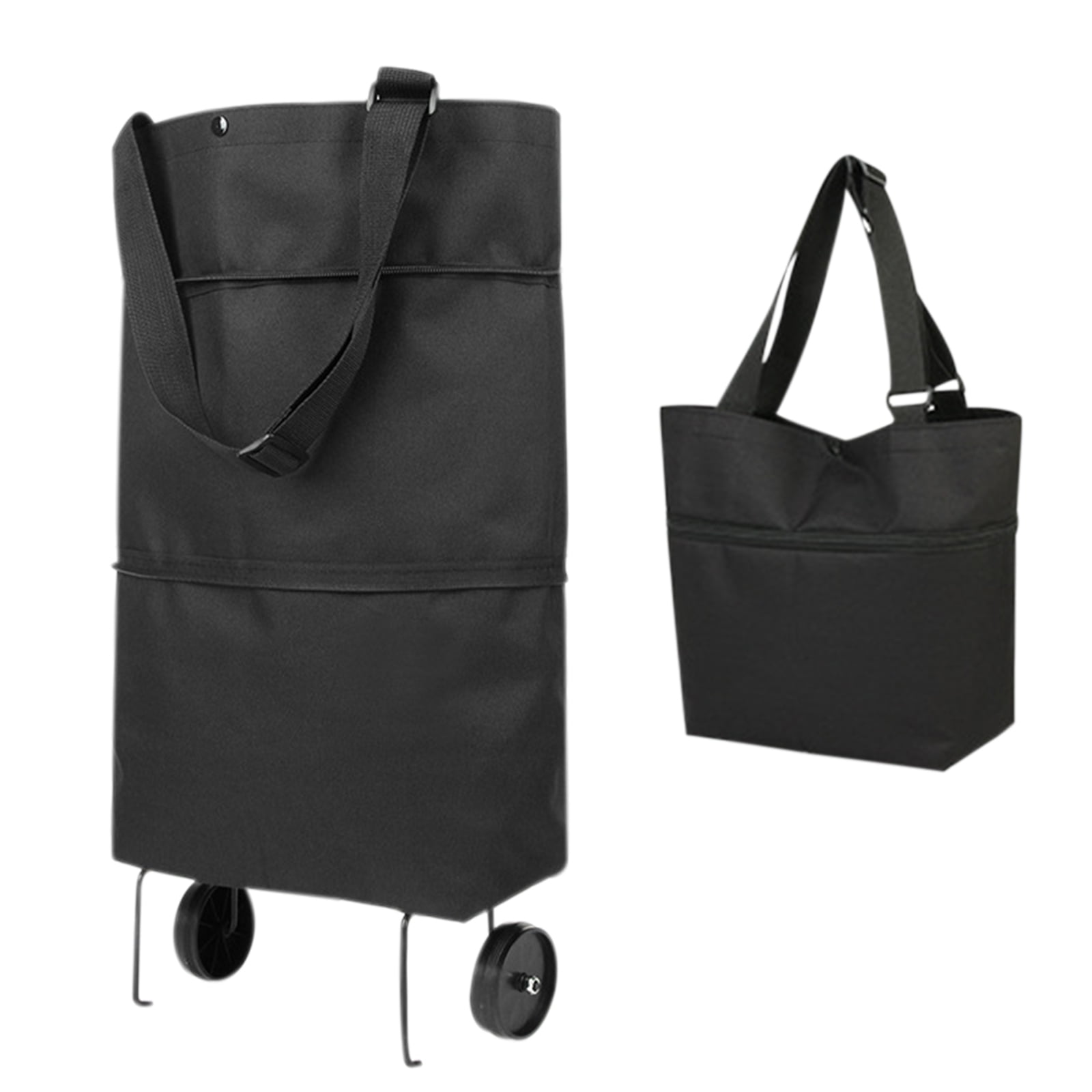 Jianama Collapsible Trolley Bags, Shopping Bag with Wheels, Grocery