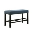 thumbnail image 5 of Newboti Furniture Biony Fabric Counter Height Dining Bench with Nailhead Trim, Blue 75077, 5 of 5