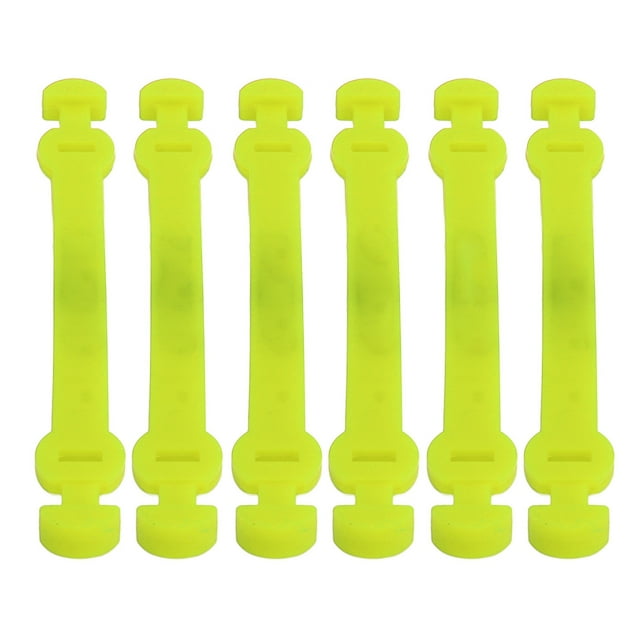 Corde à Raquettes, 6 Pcs Réduisent la Pression de la Main Longue Boucle Raquette de Tennis Humidificateur pour Entraînement Noir, Rouge, Bleu, Jaune Luorescent