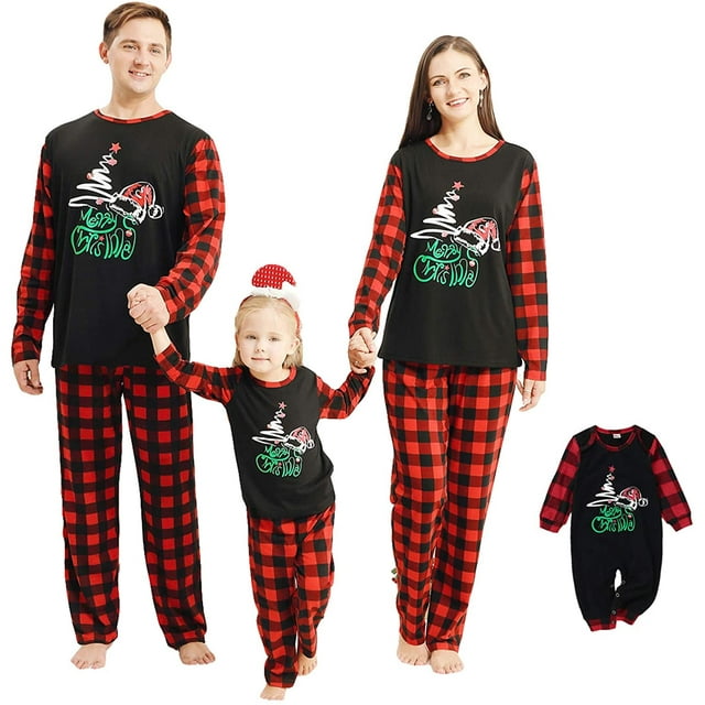 Trajes navideños familiares, papá mamá, camisas y pantalones para niños, monos para bebés, pijamas navideños Zhivalor WRMH-1549-3