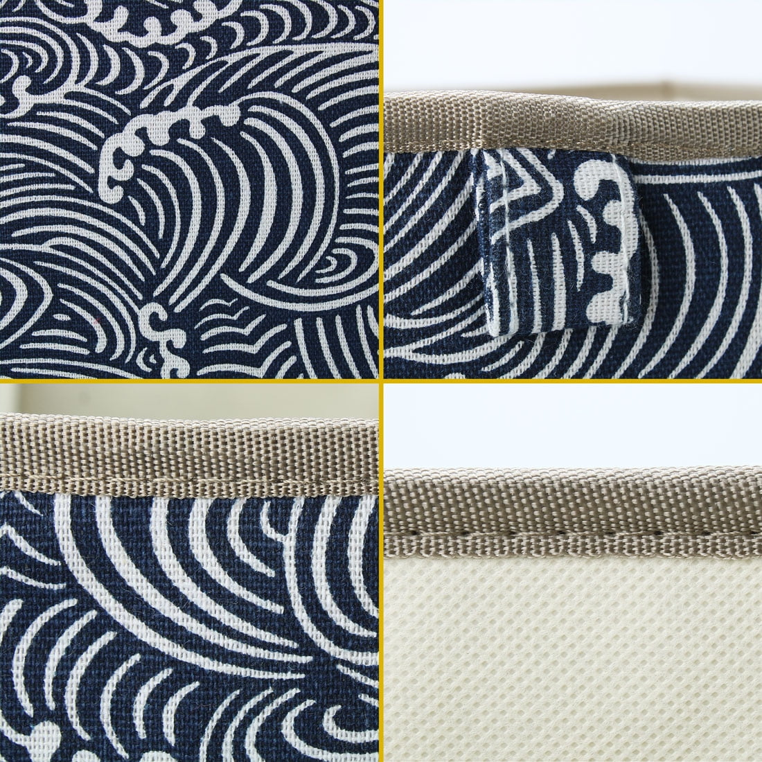 Storage Bin Cube Fabric Basket Organizer Box for Closet Floral 13 Inch