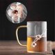 thumbnail image 3 of Tazas de vidrio con rayas verticales y decoración de flor de ciruelo, vasos de vidrio borosilicato de 15.6 oz con asa, cuchara y tapa., 3 of 7