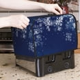 thumbnail image 7 of Kdxio Christmas Blue Print Toaster Cover Bread Machine Cover Fits for Most Standard 2 Slice Toasters,Keep Toaster Free From Dust And Fingerprint Oven Dustproof Cover, 7 of 7
