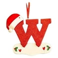 thumbnail image 2 of Agiferg Pendentif Lettre de Petit Chapeau Rouge de Noël Bricolage Nom Inscriptible Pendentif Lettre 26, 2 of 4