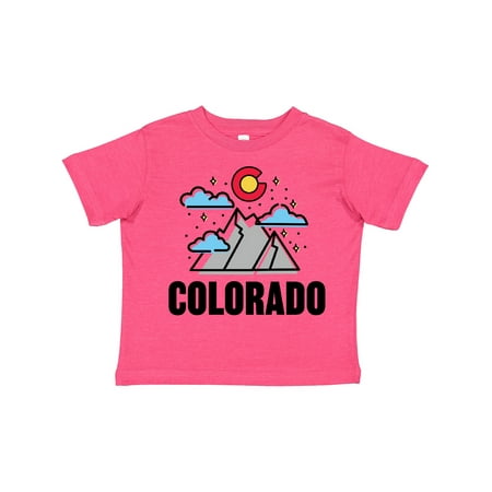 

Inktastic Colorado Mountains and Clouds Gift Toddler Boy or Toddler Girl T-Shirt