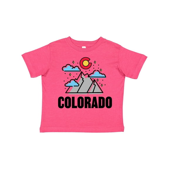 Inktastic Colorado Mountains and Clouds Boys or Girls Toddler T-Shirt