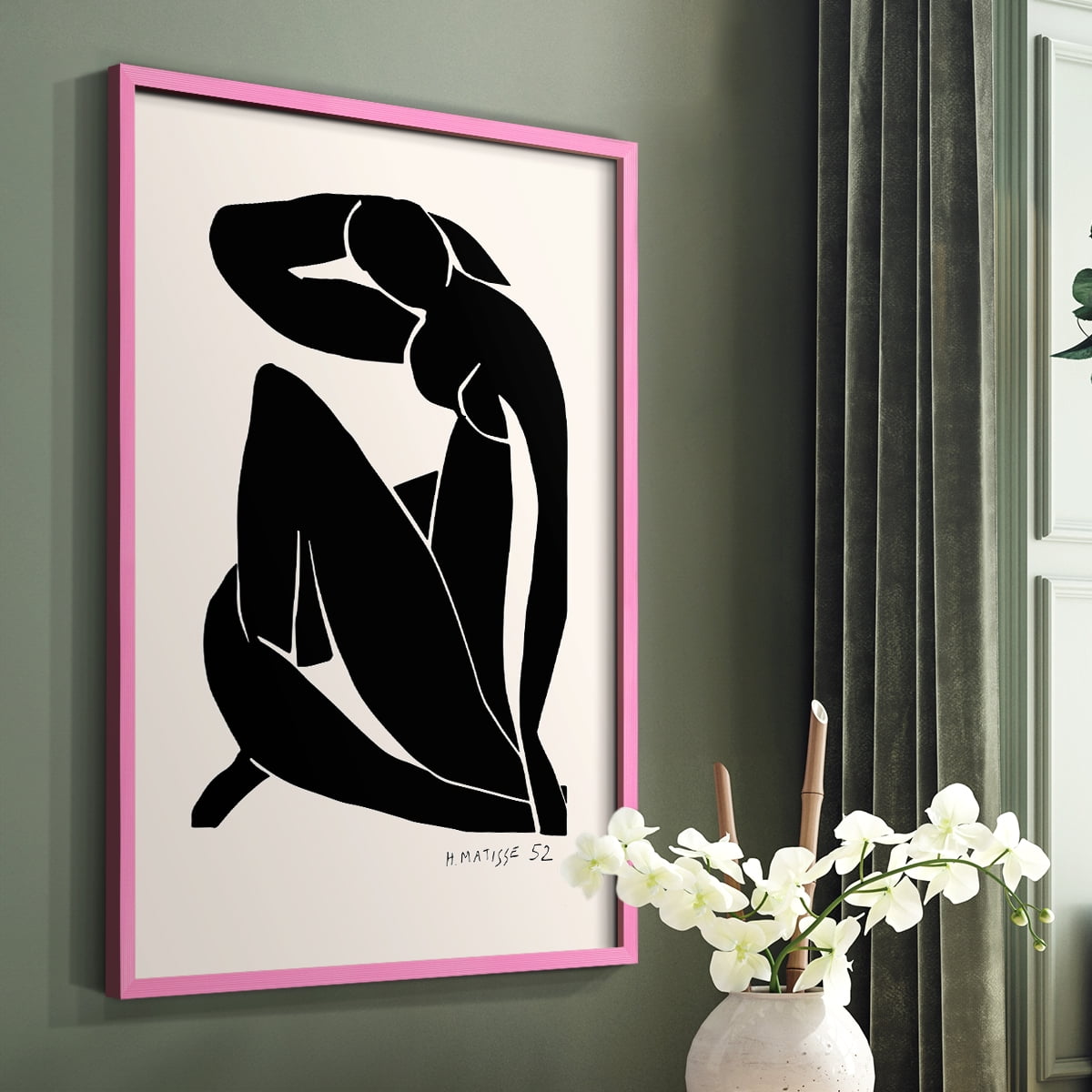 Matisse CCVII in Solid Wood 8 x 10 Framed Print