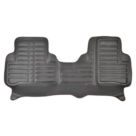 Honda Crx Cat - GripDrive Pro 3D Custom Fit Car Floor Mats for Honda CR-V 2012 - 2015 - Luxury PU Leather (Rear Black)