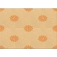 thumbnail image 1 of Ahgly Company Machine Washable Indoor Rectangle Transitional Orange Area Rugs, 5' x 7', 1 of 7
